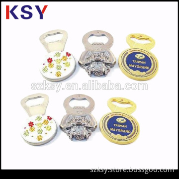 Cheap small items keychain type metal bottle opener
